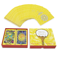 Fabricants de cartes Oracle, vente en gros, en papier polychrome, faible quantité minimale de commande mc, impression personnalisée, kylo gris