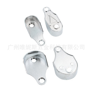 Zinc Alloy Clothes Rod <b>Bracket</b> 16mm 25mm Wall Mount Wardrobe Hardware Support - Product Image 3