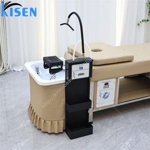 อุปกรณ์สปาแบบเคลื่อนย้ายได้ Kisen พร้อมระบบน้ำตกอุณหภูมิคงที่ - เครื่องบำบัดศีรษะอเนกประสงค์สำหรับร้านเสริมสวย - Product Image 1