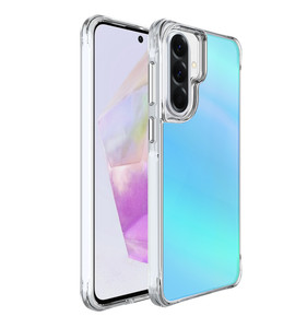 เคสโทรศัพท์เคลือบเงาหรูหรา ผลิตจากวัสดุ PC แข็งและ TPU นิ่ม สำหรับ Samsung Galaxy A57 A56 A36 A14 A55 A35 A25 A15 <span class=keywords><strong>A54</strong></span> A34 A05S - Product Image 2
