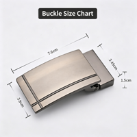 Boucles de ceinture automatiques en métal et cuir pour hommes, style professionnel, modèle 1040, en alliage de zinc, origine Zhejiang, fabrication OEM ODM