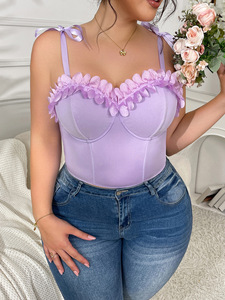 Lotus Leaf Edge Bow Suspender Corset Oversized Slim Fit Efecto adelgazante usado en el exterior y corsé corto en el interior - Product Image 5