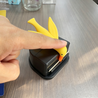 Distributeur de cure-dents automatique écologique moderne en forme d'oiseau, support à pression en forme de hibou, étui pop-up en caoutchouc souple pour cuisine
