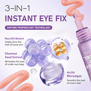 Gel Contour des Yeux Anti-Rides Effet Lifting Instantané OEM Marque Privée | Correcteur Anti-Poches et Anti-Cernes en 5 Minutes | Crème Traitement Anti-Âge pour les Yeux - Product Image 4