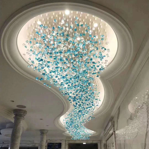 Yeni ürün özelleştirilmiş kapalı aydınlatma otel lobisinde Villa Modern kristal LED avize - Product Image 5