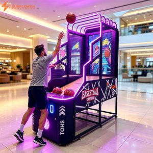Machine de tir de <span class=keywords><strong>basket</strong></span>-ball de rue électronique classique à monnayeur pour adultes, pour compétition en salle, type arcade - Product Image 1
