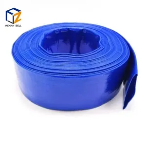 pvc blue lay flat discharge water hose pipe,Cheap layflat hose agriculture irrigation high pressure pvc layflat air hose