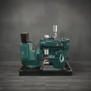 Générateur marin de type ouvert, fréquence 50/60Hz, 1500/1800 tr/min, monophasé/triphasé, automatique/manuel, refroidissement par eau, 230V, démarrage - Product Image 5