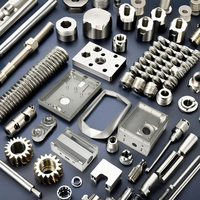 Services d'usinage CNC RE271384, kit d'engrenages différentiels en alliage d'aluminium, arbre en acier inoxydable, usinage par électroérosion à fil pour tracteurs