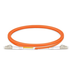 MM DX Fiber <strong>Cable</strong> 2mm LC Fiber Connector 62.5/125 OM1 Multimode Duplex Fiber Optic Patch Cord LC/UPC <strong>to</strong> LC/UPC Jumper - Product Image 1