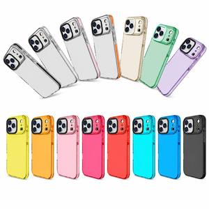 Custodia per telefono in TPU anti-ingiallimento, flessibile, anti-caduta per <span class=keywords><strong>iPhone</strong></span> 18 Pro Max 17 16 15 14 13 12 - Ingrosso 15 colori - Product Image 1