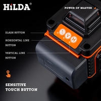 Hilda — niveau laser 4D vert 16 lignes à nivellement automatique, projection horizontale et verticale à 360 degrés, niveau laser 4d/Hilda