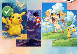 Caja Sorpresa de Acrílico con Diseño de Anime Pokémon, Paquete de Tarjetas Coleccionables Meme Misteriosas para Transmisiones en Vivo de <span class=keywords><strong>TikTok</strong></span> - Product Image 1