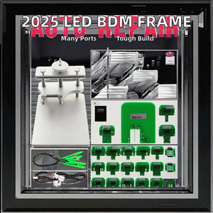 2025 KESS/KTAG ECU programmeur outil <span class=keywords><strong>de</strong></span> réglage métal LED cadre BDM acier 4 sonde stylo 22 pièces BDM cadre adaptateurs lecteur <span class=keywords><strong>de</strong></span> Code outil ouvert - Product Image 3
