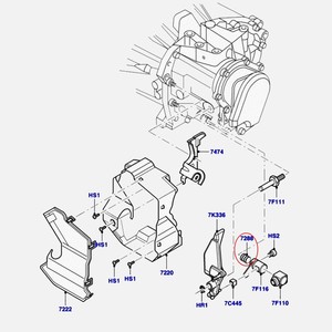 98wz7288aa 98wt7288a2a 98wt-7288-a2a 98wt7288a2b 1321128 1077571 trục khuỷu trục con dấu hộp số tay cho Ford Focus - Product Image 5