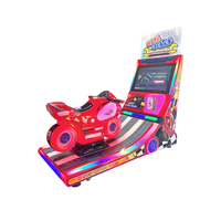 Machine de jeu de course vidéo à pièces Offre Spéciale Simulateur de conduite de moto interactif pour une expérience de conduite passionnante