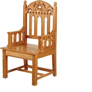 CH-C056,Manufactory Solid Oak Wood Church Chair,Single and Stacking Oak Wood Church Chair More Color Option