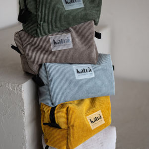 Pochette Cosmetica da Viaggio Trapuntata in Velluto Personalizzata con Logo Professionale per Pennelli da <span class=keywords><strong>Trucco</strong></span> e Articoli da Toeletta - Product Image 3