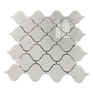 Mosaico de Mármol Thassos Blanco Puro 100% Natural con Diseño Arabesco para Cocinas y Baños de Lujo - Product Image 5