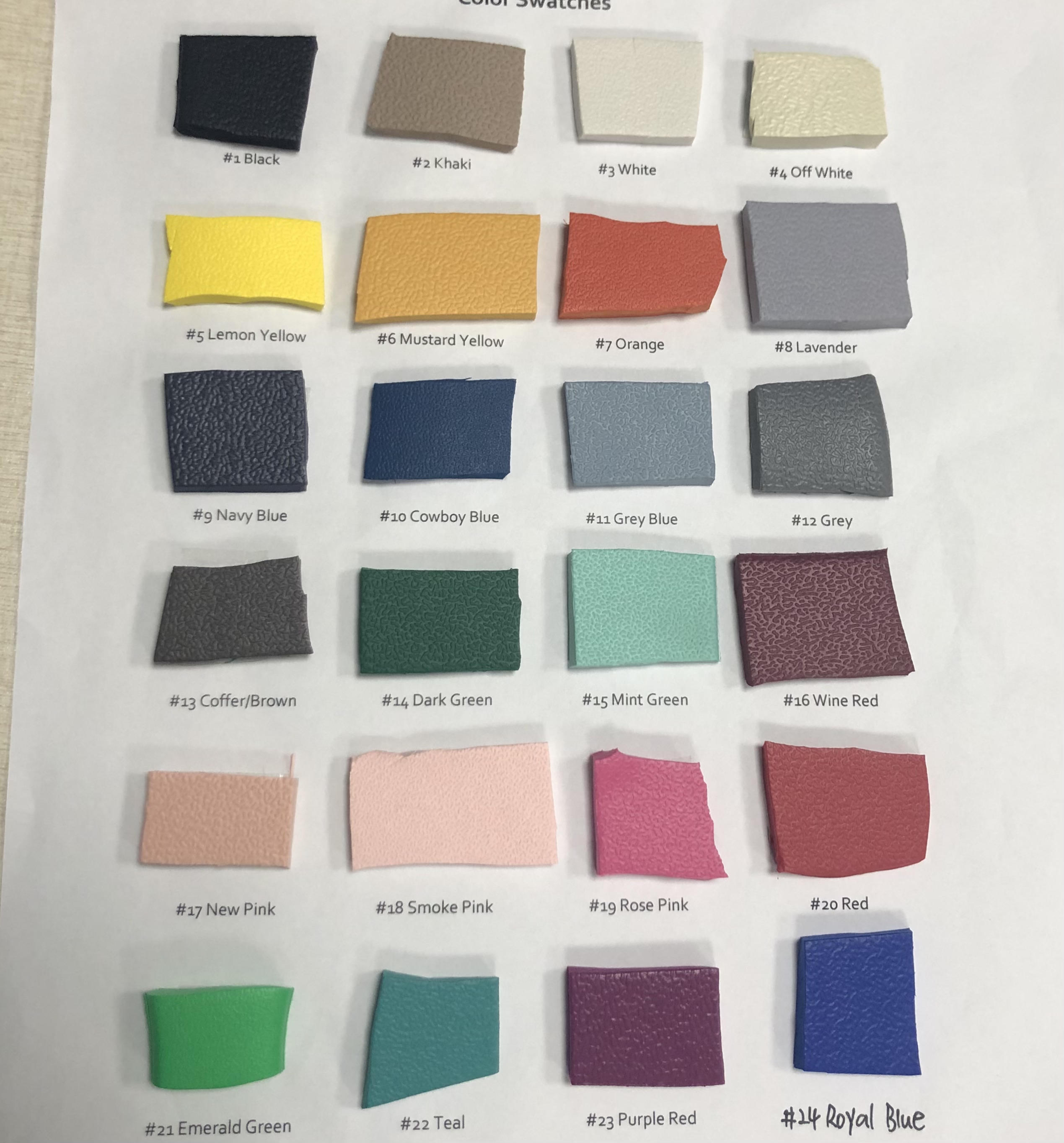 Accepter la couleur personnalisée