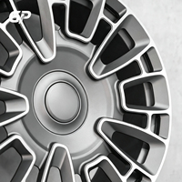 Jantes forgées monobloc 5x112 en alliage d'aluminium 6061 gris canon de fusil à rayons en Y, 17 18 19 20 21 22 23 24 pouces pour Audi Mercedes AMG
