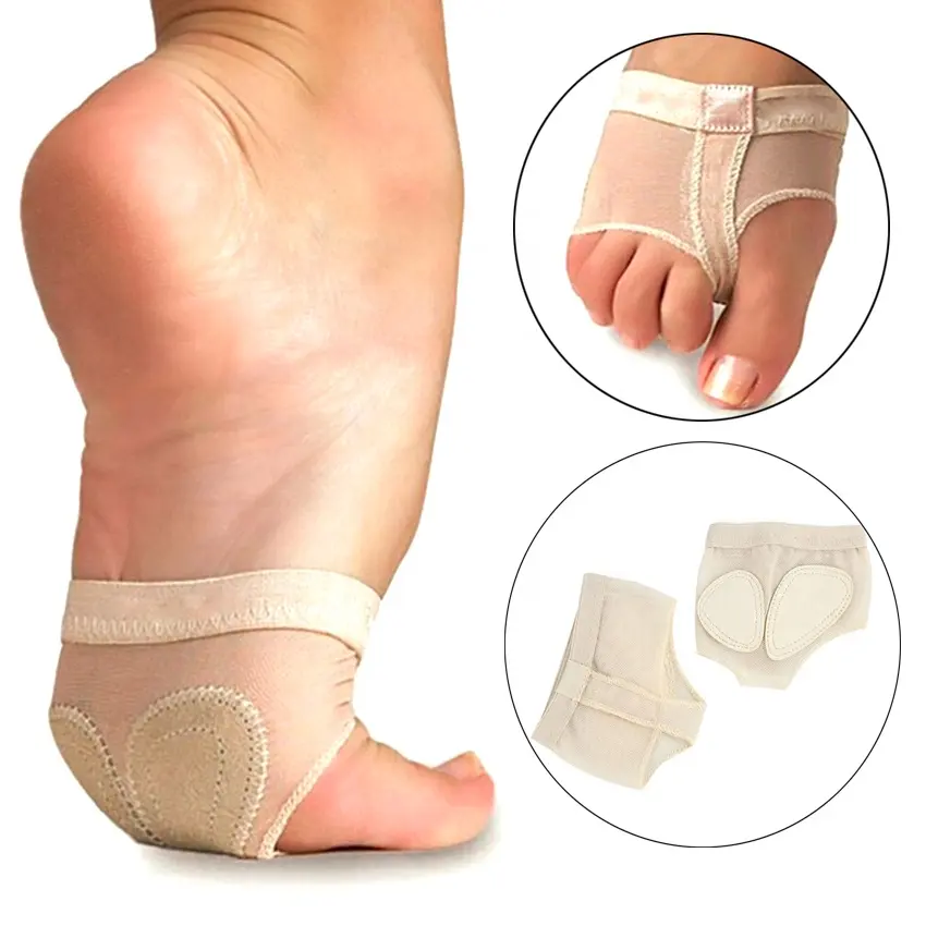 MediFootCare รองเท้าบัลเลต์สำหรับผู้หญิง,คัทชูแบ่งหน้าท้องฝ่าเท้านุ่มป้องกันนิ้วเท้าและเท้าแตก