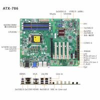 Carte mère industrielle Linkleaps LGA1151 H110 ATX prend en charge les processeurs Intel Core I9 I7 I5 I3 de 6e à 9e génération avec 4 DDR4 jusqu'à 64 Go