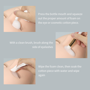 GLAMLASH, venta al por mayor, 60ml, fórmula ecológica, bomba de aroma de frutas, prensa, botellas de lavado, limpiador de espuma para pestañas, champú para extensión de pestañas - Product Image 4