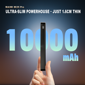 แบตเตอรี่สำรอง <span class=keywords><strong>Maimi</strong></span> Slim 10000mAh ชาร์จเร็<span class=keywords><strong>ว</strong></span> พร้อม PD 20W และ 22.5W สำหรับธุรกิจและการเดินทาง - Product Image 3