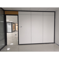 Système de cloison acoustique de bureau modulaire en acier insonorisé pour projet d'aménagement de bureau