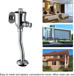 วาล์วกดชักโครกทองเหลืองติดผนังสำหรับห้องน้ำวาล์วชักโครกแบบใช้มือวาล์วควบคุมเชิงพาณิชย์ - Product Image 5