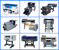 Machine de fabrication de t-shirts en coton 9 couleurs A3 Double Xp600 I3200 Tête DTF Imprimantes numériques à jet d'encre pour t-shirts avec encre blanche
