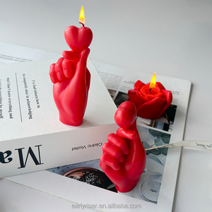 Early Riser Saint Valentin Ornements en forme de coeur DIY Tanabata Aromathérapie Moules en silicone Outils de gâteau pour <span class=keywords><strong>Silhouette</strong></span> <span class=keywords><strong>Cricut</strong></span> - Product Image 5