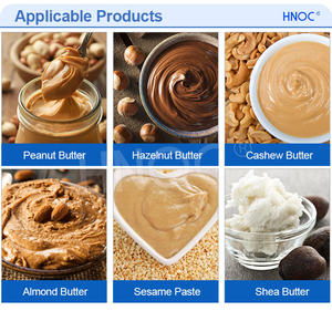 HNOC Machine industrielle de production de beurre d'arachide pour sauce au sésame Ligne de production de pâte d'<span class=keywords><strong>amande</strong></span> et de noix - Product Image 6
