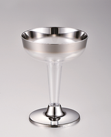 Gobelet en plastique jetable de 4,5 oz avec couvercle, idéal pour les fêtes, la maison et les hôtels, pour servir du vin