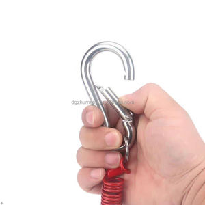 Convenient Alloy Carabiner Lanyard with Lock Spring Snap Hook for Spring Coli Tool Lifting Product Category Other Lanyards