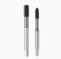 Tarauds métriques en acier rapide HSS KHT avec revêtement au titane pour filetage M3 M4 M5 M6 M8 M10 – Application pour jeu de tarauds et filières
