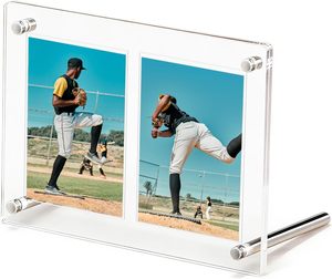 New Style Acrylic Card Display <b>Box</b> Button Closure Graded Card Organizer for Sports Card <b>Collection</b> - Product Image 1
