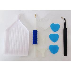 Accessoires de peinture au diamant ensemble d'outils de peinture au diamant 3pcs plateau de stylo de <span class=keywords><strong>cire</strong></span> et ensemble d'outils de <span class=keywords><strong>pince</strong></span> à épiler - Product Image 2