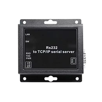 Adaptador convertidor de serie a Ethernet RS422 RS485 a Servidor de dispositivo TCP IP compatible con DHCP DNS Modbus 10/100M Power Over Ethernet PO