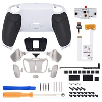 Kit de remapping RISE4 V3 avec boutons arrière en métal antidérapants et poignées caoutchoutées personnalisées pour manette PS5 BDM-030/040/050