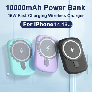 Batería magnética de 10000mAh, cargador portátil inalámbrico de 20W y USB-C para <span class=keywords><strong>iPhone</strong></span> 16/15/14/14 Pro / 14 Pro Max <span class=keywords><strong>13</strong></span>/12 Series - Product Image 6