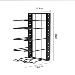 رف تخزين منظم معدني قابل للفصل من 5 طبقات للأواني والمقالي - Product Image 4