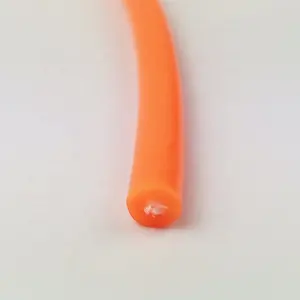 Cavo in PVC fluorescente con cavo rivestito impermeabile resistente da 6mm con corda estrusa in Nylon 1000m corda di rinforzo per corda per saltare