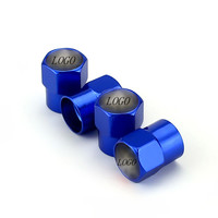 Logo personnalisé couleur bouchon de valve de pneu en aluminium décoration de voiture couvercle de tige de roue produit de pièces automobiles