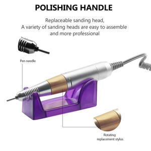 Professional Electric 30000 RMP Cordless Acrylic <b>Nail</b> Drill Vacuum Pen Machine Trapano Per Unghie - Product Image 4