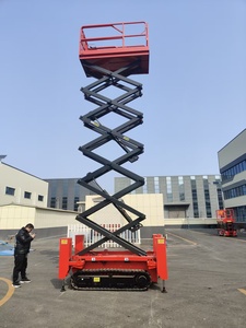 Plataforma Elevadora Hidráulica de 450 kg a Precio de Fábrica, Elevador de Tijera Móvil Eléctrico Autopropulsado para <span class=keywords><strong>Alquiler</strong></span> - Product Image 2