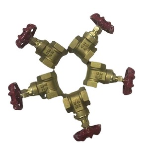 Vanne à opercule en cuivre filetée 3/4 pouce à joint rigide pour alimentation en eau, type opercule simple - Product Image 4