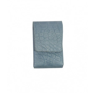 Estuche creativo personalizado para cigarrillos de cuero, caja minimalista para guardar cigarrillos con cierre a presión, protector de cigarrillos con textura de cocodrilo - Product Image 3