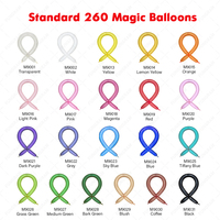 Vente en gros de ballons magiques longs de 260 couleurs mélangées standard ballons de modelage bricolage pour fête d'anniversaire décoration de mariage 260 ballons en latex